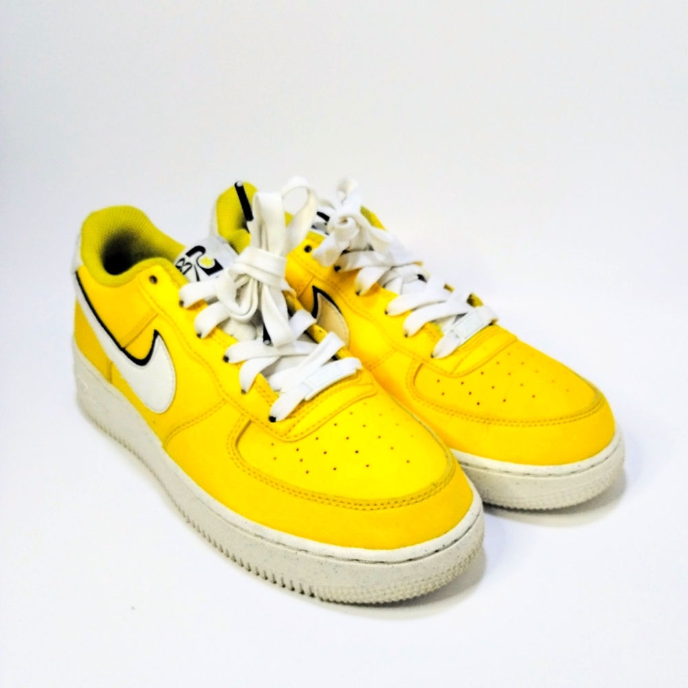 Nike Air Force 1 (GS) Size7- Tour Yellow